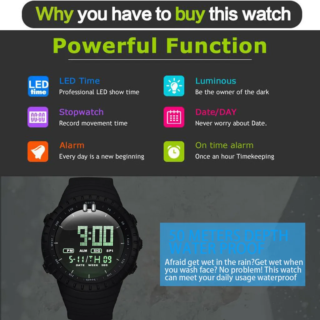 Luxury Digital LED Sport Watch Outdoor Gift 6 | PricZone Luxury Digital LED Sport Watch Outdoor Gift 6 | PricZone