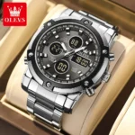 OLEVS Multifunction Mens Watch Waterproof  Stainless 2 | PricZone