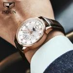 Luxury JSDUN 8909 Auto Watch Sport Leather  Lunar 3 | PricZone