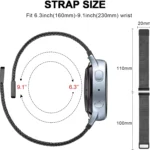 Magnetic Metal Bracelet for Amazfit   20mm22mm Bands 4 | PricZone