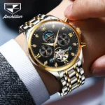 Luxury Skeleton Moonwatch   Waterproof  Automatic 6 | PricZone