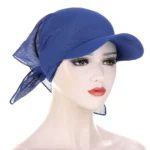 Solid Color Bandana Cap  Sun Visor Turban   Beach Style 4 | PricZone