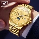 Luxury Gold Moon Phase Watch 44mm   JSDUN 5 | PricZone