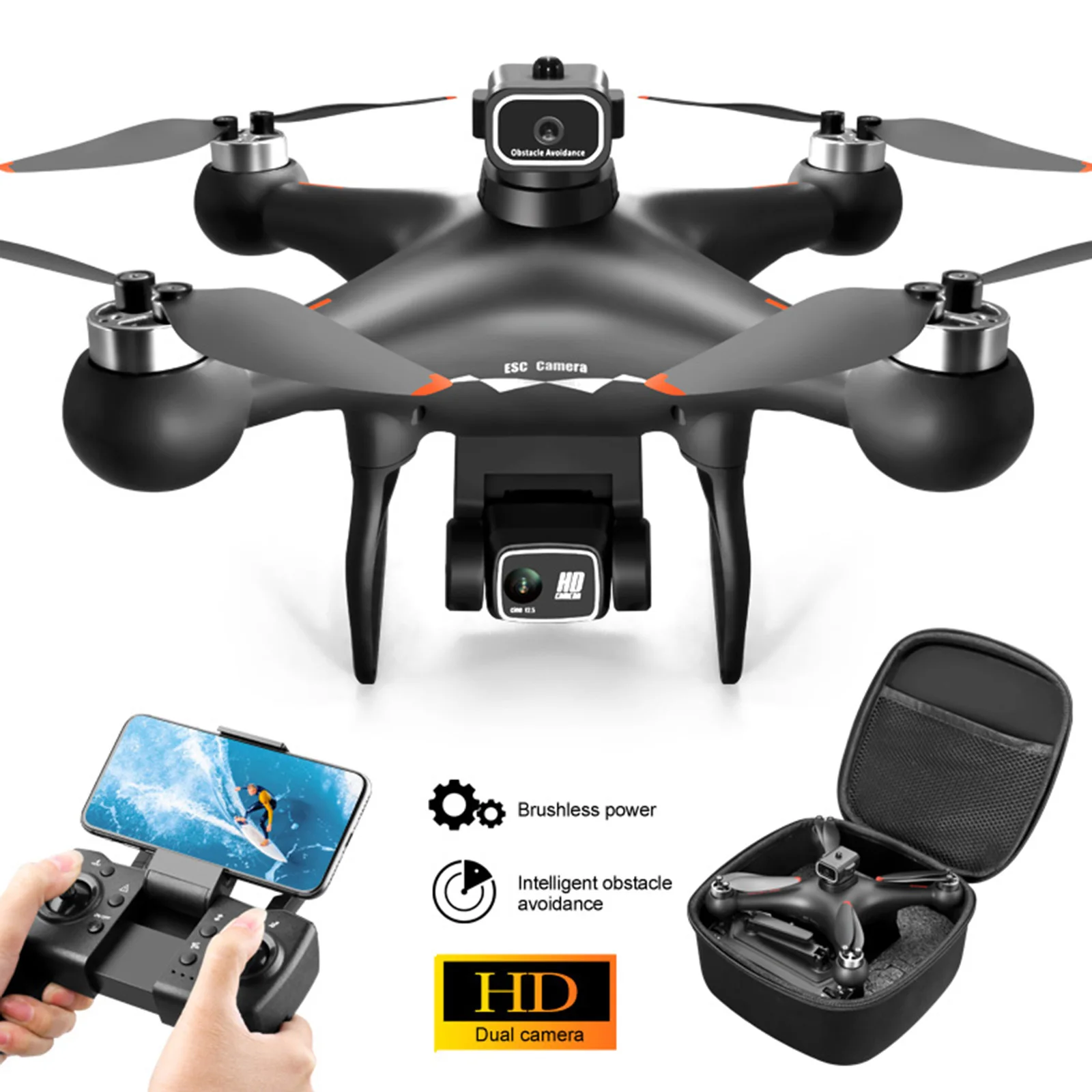 FPV Drone 4CH RC 90 Degrees Lens USBC 14min Flight 5 | PricZone FPV Drone 4CH RC 90 Degrees Lens USB C 14min Flight 5 | PricZone
