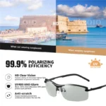 CLLOIO Photochromic Polarized Sunglasses for Men UV400 4 | PricZone