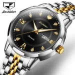 Golden Luxury Watch   JSDUN 8948 Auto Date 1 | PricZone