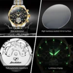 Luxury Skeleton Moonwatch   Waterproof  Automatic 2 | PricZone