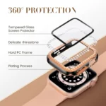 Diamond Apple Watch Case  Screen Protector 40 45mm 4 | PricZone