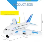 Kids DIY RC Airplane Musical  Light Up Toy Plane 6 | PricZone