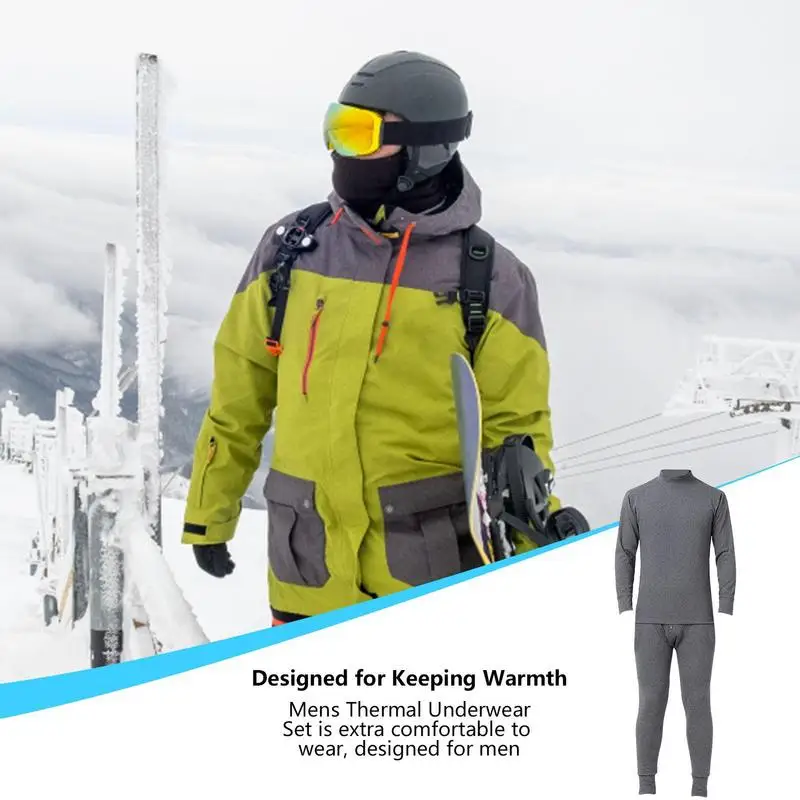 Warm Fleece Mens Thermal Underwear Set for Winter 3 | PricZone Warm Fleece Mens Thermal Underwear Set for Winter 3 | PricZone