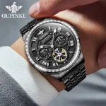 Luxury Skeleton Business Watch   OUPINKE Automatic 5 | PricZone