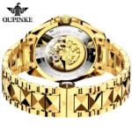 Luxury Golden Dragon Mens Watch   OUPINKE 3276 Automatic 4 | PricZone