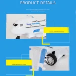 Kids DIY RC Airplane Musical  Light Up Toy Plane 5 | PricZone