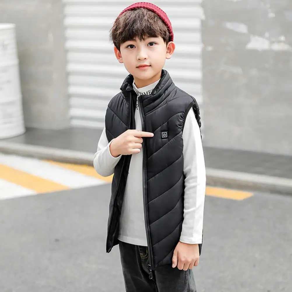 Kids Warm Smart Heated Vest Quick Heat Cold Resistant 4 | PricZone Kids Warm Smart Heated Vest Quick Heat Cold Resistant 4 | PricZone