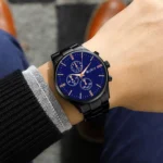 Stylish Mens Chronograph Quartz Watch   Stainless Steel 5 | PricZone