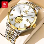 Gold Sailboat OLEVS Luxury Watch   Waterproof  Automatic 2 | PricZone