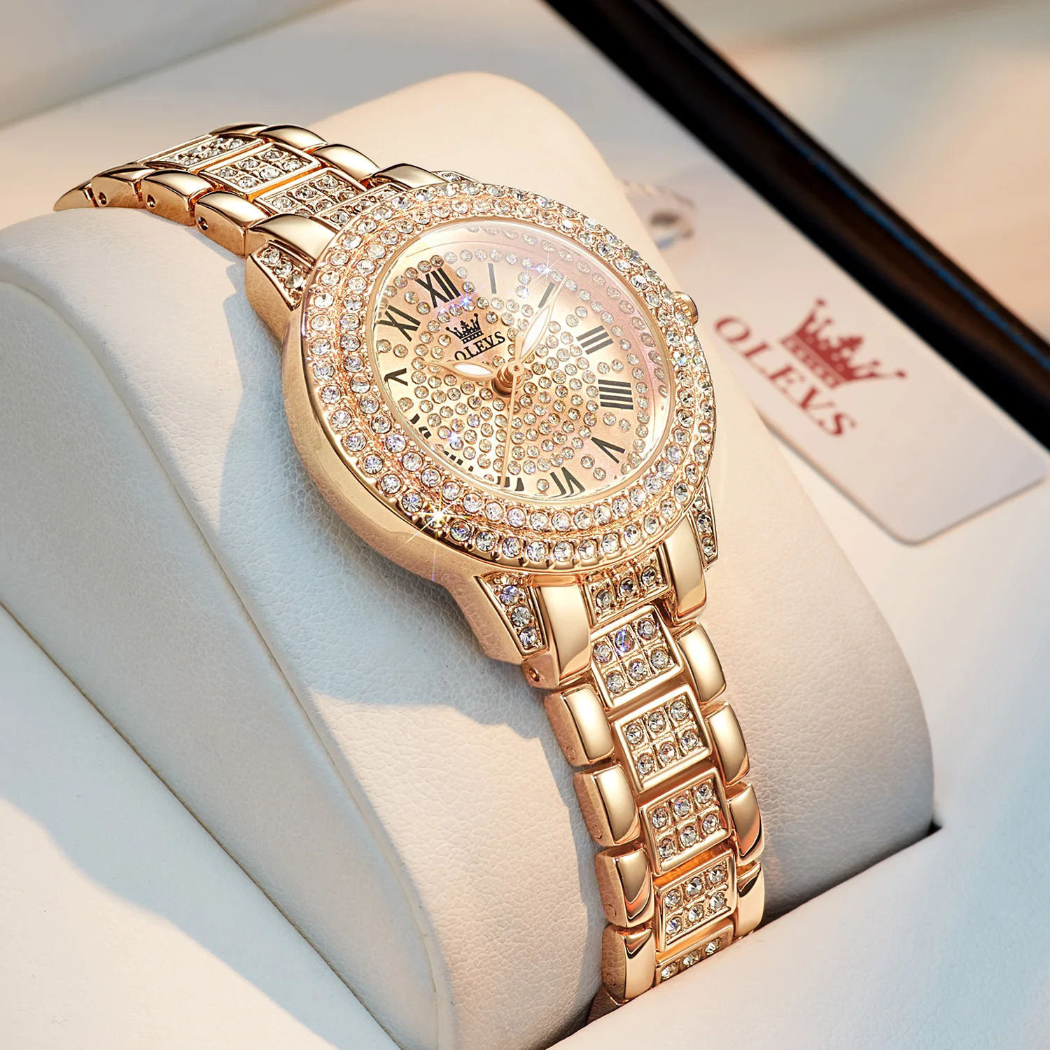 Elegant Diamond Watch for Women OLEVS Luxury 1 | PricZone Elegant Diamond Watch for Women OLEVS Luxury 1 | PricZone