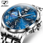 Moon Phase Watch Waterproof  Stainless Steel 2 | PricZone