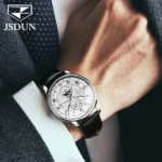 JSDUN Moon Phase Luxury Watch   Waterproof Timepiece 5 | PricZone