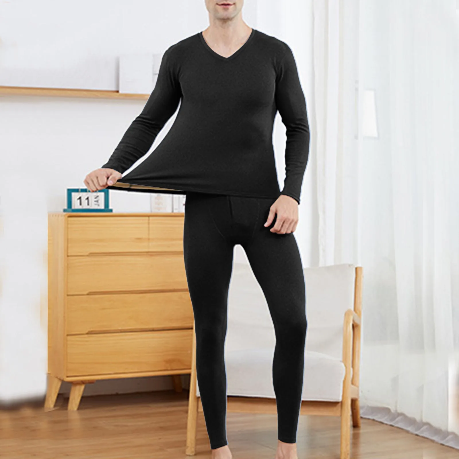 Cotton Thermal VNeck Set Thin Autumn Wear 5 | PricZone Cotton Thermal V Neck Set Thin Autumn Wear 5 | PricZone