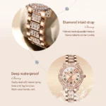 Elegant Diamond Watch for Women OLEVS Luxury 4 | PricZone Elegant Diamond Watch for Women OLEVS Luxury 4 | PricZone