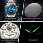 OLEVS Classic Auto Mechanical Watch Luminous Waterproof 5 | PricZone OLEVS Classic Auto Mechanical Watch Luminous Waterproof 5 | PricZone