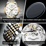 JSDUN Elite Steel Automatic Watch   Luxury  Precision 3 | PricZone