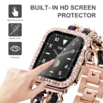 Diamond Apple Watch Case  Screen Protector 40 45mm 3 | PricZone