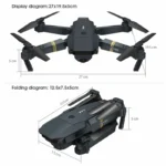 4K Dual Lens Foldable Drone   Optical RC Aerial Toy 6 | PricZone