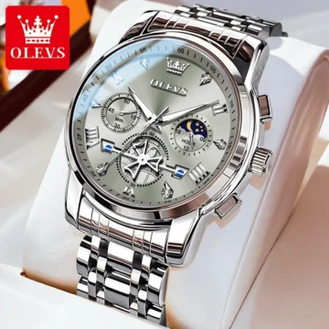 Luxury Luminous Chrono Watch   OLEVS Waterproof 1 | PricZone
