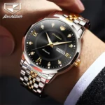 Golden Luxury Watch   JSDUN 8948 Auto Date 3 | PricZone