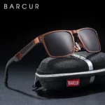 Vintage Square Polarized Sunglasses by BARCUR for Sports  Style 2 | PricZone
