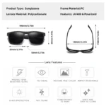 CLLOIO Polarized Sunglasses for Men  Women UV400 5 | PricZone