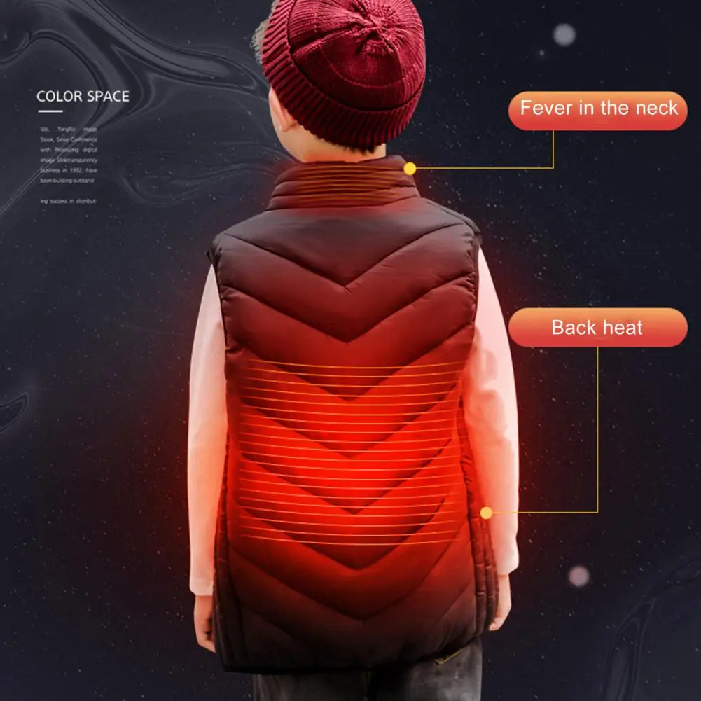 Kids Warm Smart Heated Vest Quick Heat Cold Resistant 2 | PricZone Kids Warm Smart Heated Vest Quick Heat Cold Resistant 2 | PricZone