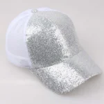 Sequin Sparkle Ponytail Baseball Cap Sun Protection 5 | PricZone