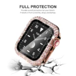 Diamond Apple Watch Case  Screen Protector 40 45mm 2 | PricZone