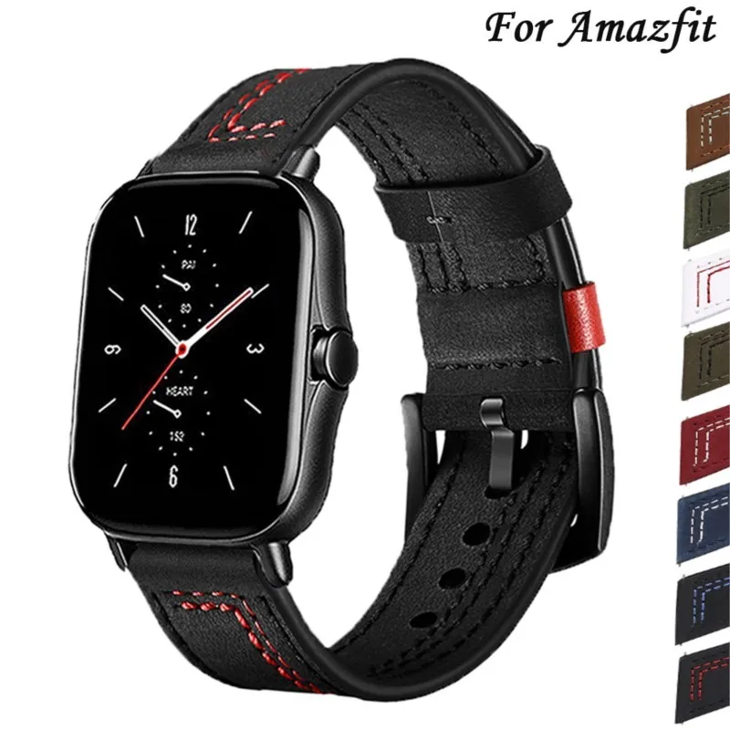Premium Leather Strap for AmazfitHuawei 20mm22mm 5 | PricZone Premium Leather Strap for AmazfitHuawei 20mm 22mm 5 | PricZone