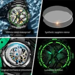 OUPINKE Automatic Watch Waterproof  Luminous 5 | PricZone