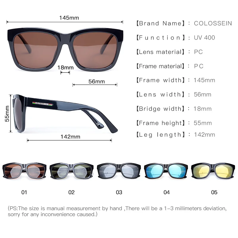 Elegant Polarized Shades for Men Women by COLOSSEIN 5 | PricZone Elegant Polarized Shades for Men Women by COLOSSEIN 5 | PricZone