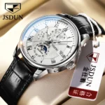 JSDUN Moon Phase Luxury Watch   Waterproof Timepiece 3 | PricZone