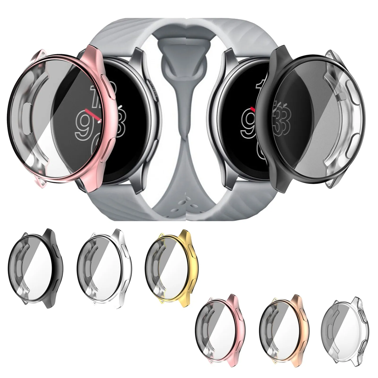 Plated TPU Protector for OnePlus Watch 46mm Case Film 2 | PricZone Plated TPU Protector for OnePlus Watch 46mm Case Film 2 | PricZone