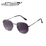 Hexagon Retro Polarized Shades Unisex   Red Lens 3 | PricZone