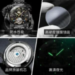 Luxury OLEVS Auto Steel Watch Waterproof  Luminous 5 | PricZone