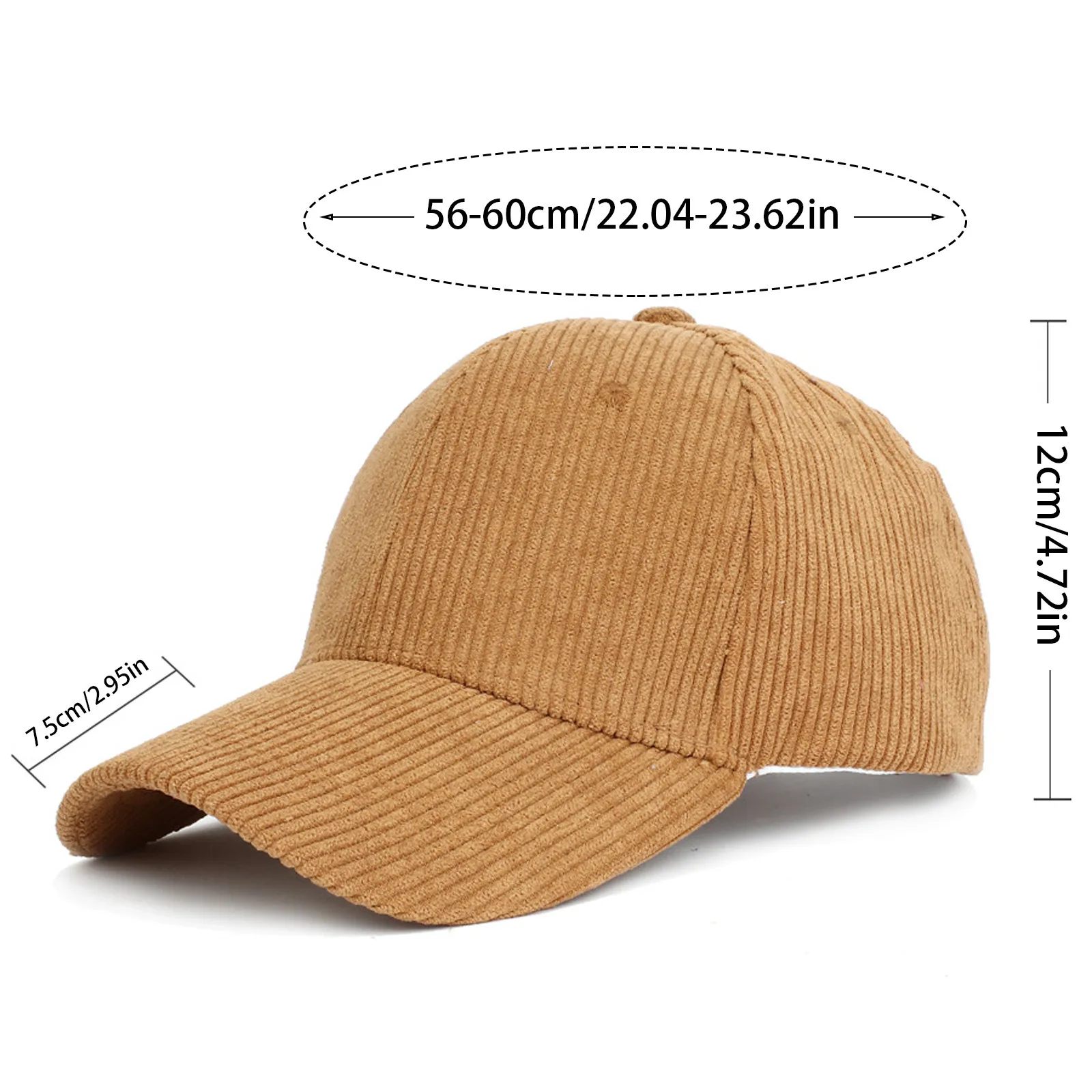 Warm Plush Corduroy Baseball Cap for Men Women 5 | PricZone Warm Plush Corduroy Baseball Cap for Men Women 5 | PricZone