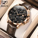 Luxury JSDUN Chronograph Watch   Waterproof  Leather 1 | PricZone