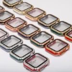 Diamond Apple Watch Case  Screen Protector 40 45mm 6 | PricZone