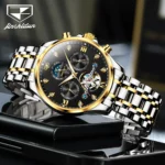 Luxury Skeleton Moonwatch   Waterproof  Automatic 5 | PricZone