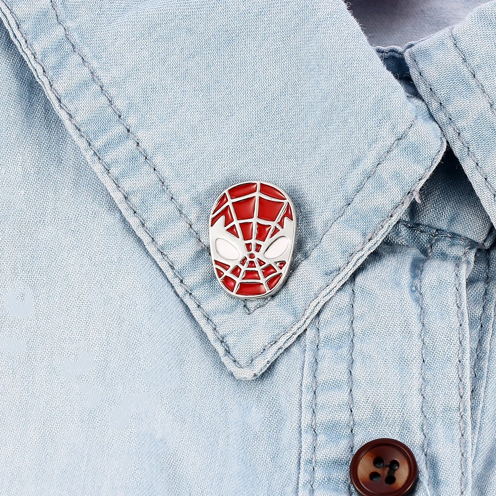 Marvel Superhero Spiderman Metal Badge Brooch for Shirts 5 | PricZone Marvel Superhero Spiderman Metal Badge Brooch for Shirts 5 | PricZone