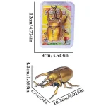 Realistic Mini Insect Wind Up Toys Beetles Bees Crickets 6 | PricZone