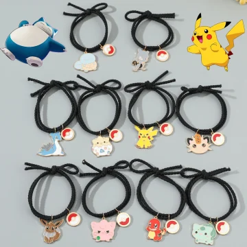 Kawaii Anime Pokémon Hair Ties Pikachu  Friends 1 | PricZone